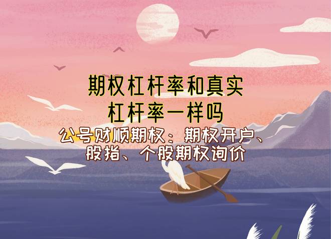 期权杠杆率计算公式_股票杠杆多少倍_期权杠杆率与真实杠杆率区别